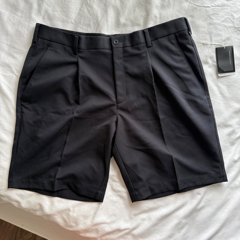 Nike Golf Fit Dry Mens Black Performance Shorts Size 38 NWT Father's Day Gift